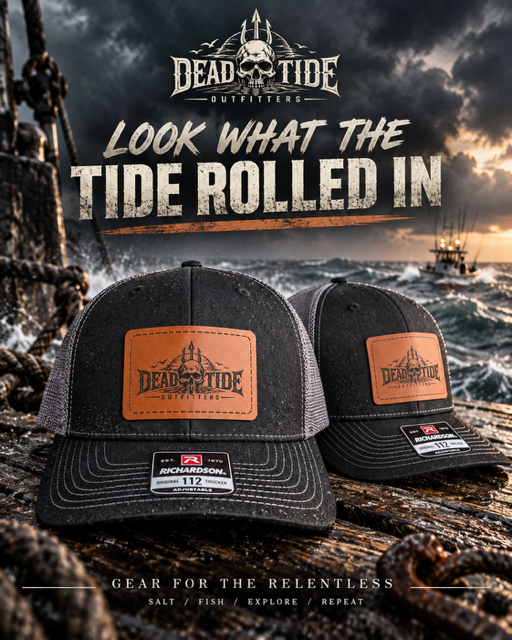 Dead Tide Trucker Black on Charcoal